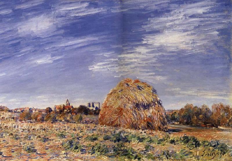 Alfred Sisley Meule sur les bords du Loing